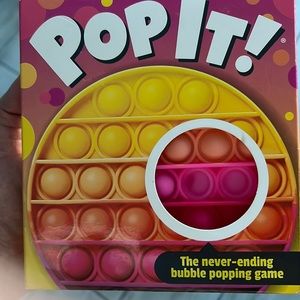 Pink colored POP IT